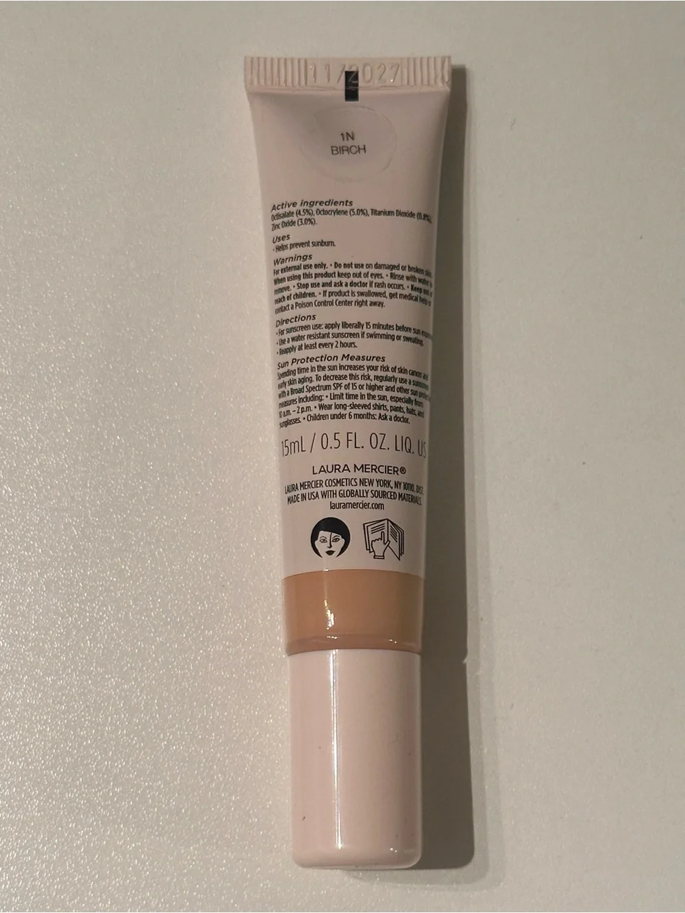 Laura Mercier Tinted Moisturizer Natural Dewy SPF 30 - 1N Birch - TRAVEL SIZE